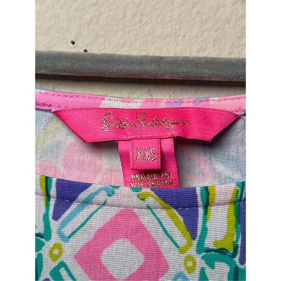 Lilly Pulitzer Ophelia Swing Dress "It Was All a Dream" Sz XXS PREPPY SUMMER VAC - Picture 2 of 5